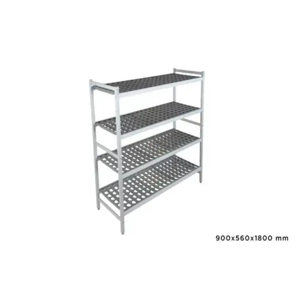 Beperkte Voorraad Basisrek fermostock 6611 - 900x560x1800mm - 4 niveaus
