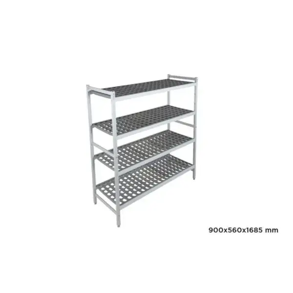 Snelle Levering Basisrek fermostock 6611 - 900x560x1685mm - 4 niveaus