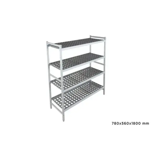 Basisrek fermostock 6611 - 780x560x1800mm - 4 niveaus Bestel Nu