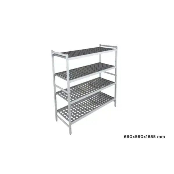 Direct Verzonden Basisrek fermostock 6611 - 660x560x1685mm - 4 niveaus