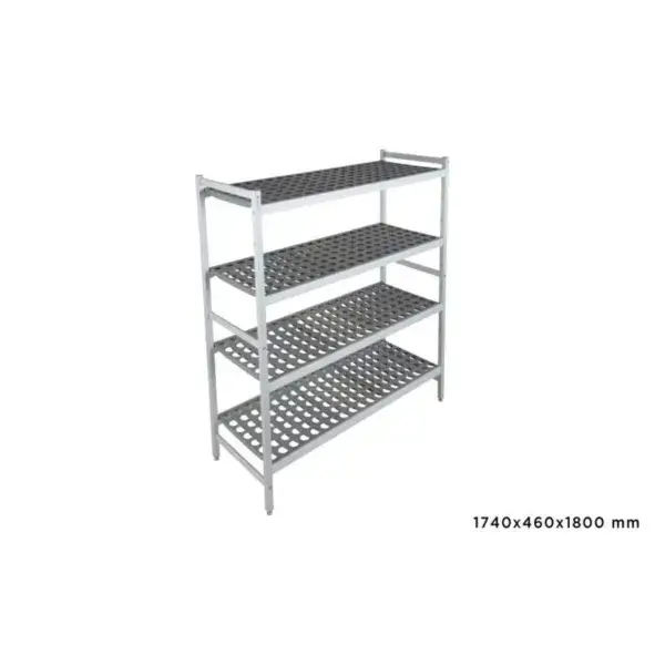 Betrouwbaar Basisrek fermostock 6611 - 1740x460x1800mm - 4 niveaus