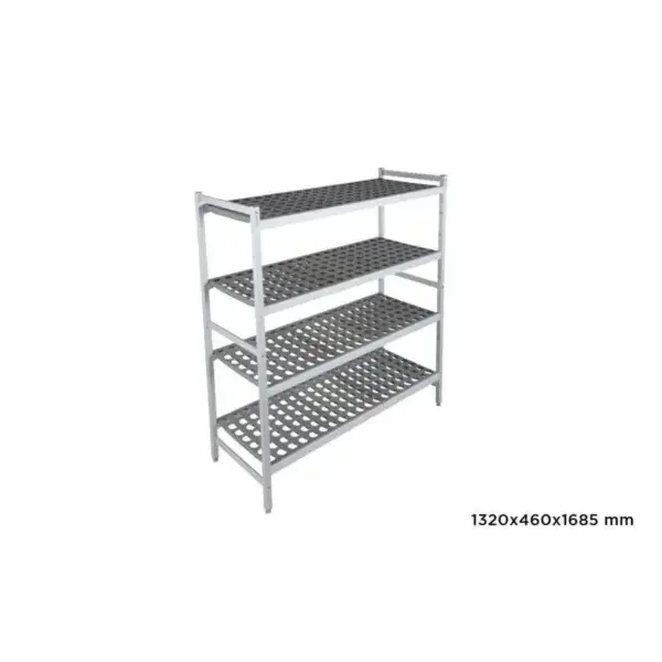 Basisrek fermostock 6611 - 1320x460x1685mm - 4 niveaus Beste Prijs