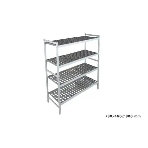 Snelle Levering Basisrek fermostock 6611 - 780x460x1800mm - 4 niveaus