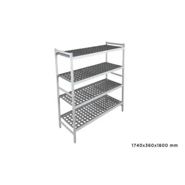 Veilige Betaling Basisrek fermostock 6611 - 1740x360x1800mm - 4 niveaus