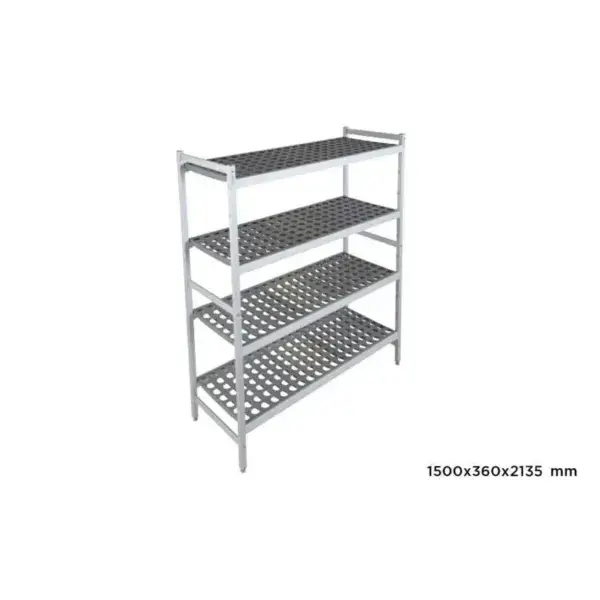 Seizoensaanbieding Basisrek fermostock 6611 - 1500x360x2135mm - 4 niveaus