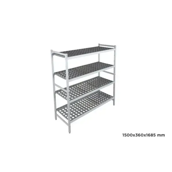 Goedkoop Basisrek fermostock 6611 - 1500x360x1685mm - 4 niveaus