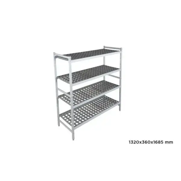 Basisrek fermostock 6611 - 1320x360x1685mm - 4 niveaus Express Levering