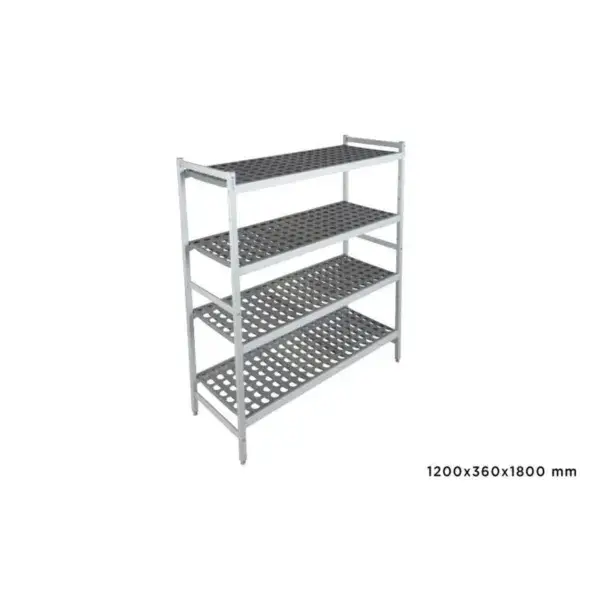 Premium Basisrek fermostock 6611 - 1200x360x1800mm - 4 niveaus