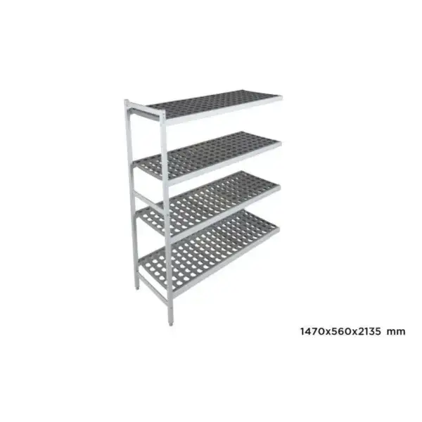 Aanbouwrek fermostock 6611 - 1470x560x2135mm - 4 niveaus Shop Nu