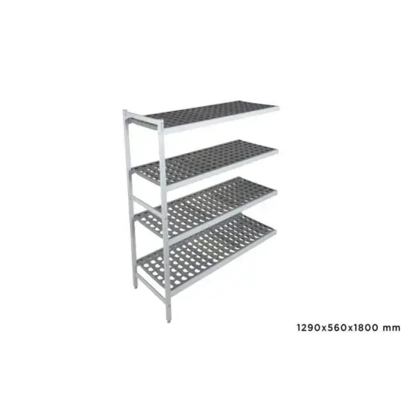 Gecertificeerd Aanbouwrek fermostock 6611 - 1290x560x1800mm - 4 niveaus