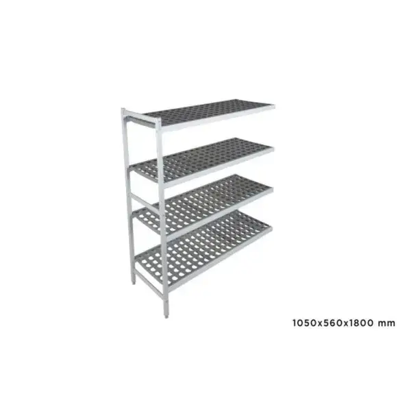 Aanbouwrek fermostock 6611 - 1050x560x1800mm - 4 niveaus Lage Prijs