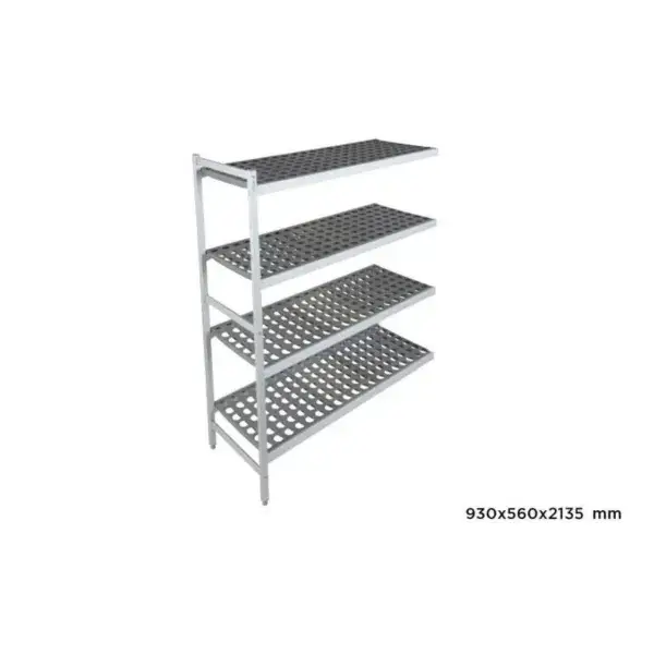 Aanbouwrek fermostock 6611 - 930x560x2135mm - 4 niveaus Lage Kosten