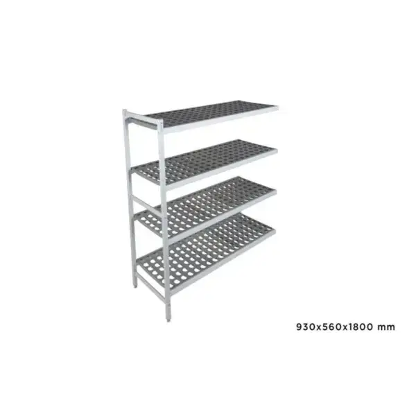 Aanbouwrek fermostock 6611 - 930x560x1800mm - 4 niveaus Aanbieding
