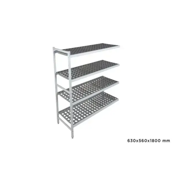 Aanbouwrek fermostock 6611 - 630x560x1800mm - 4 niveaus Korting