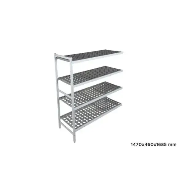 Aanbouwrek fermostock 6611 - 1470x460x1685mm - 4 niveaus Tijdelijk Beschikbaar