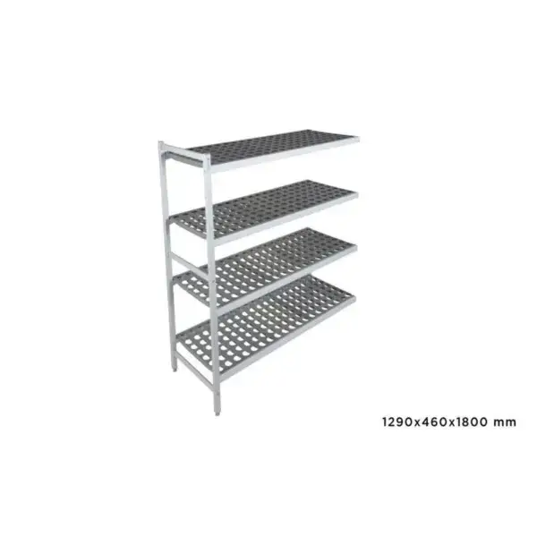 Aanbouwrek fermostock 6611 - 1290x460x1800mm - 4 niveaus Betrouwbaar