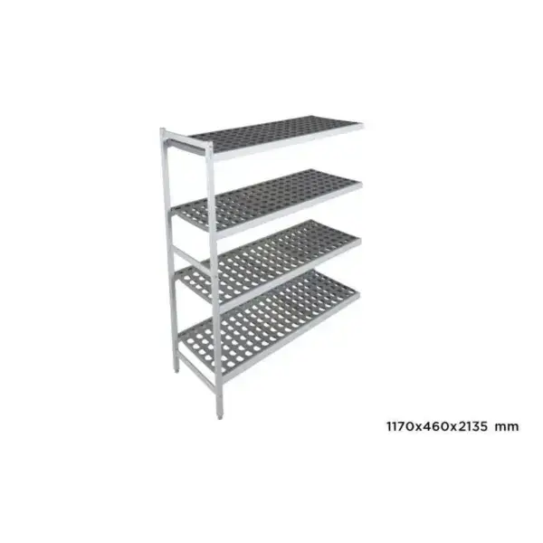Aanbouwrek fermostock 6611 - 1170x460x2135mm - 4 niveaus Hoge Kwaliteit