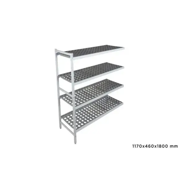Aanbouwrek fermostock 6611 - 1170x460x1800mm - 4 niveaus Tijdelijk Beschikbaar