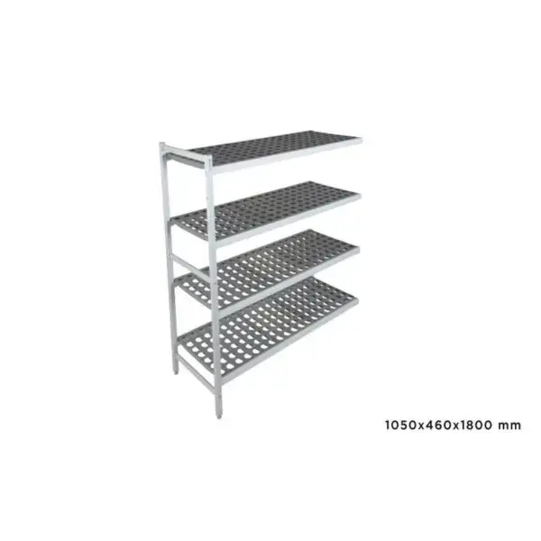 Weekendaanbieding Aanbouwrek fermostock 6611 - 1050x460x1800mm - 4 niveaus