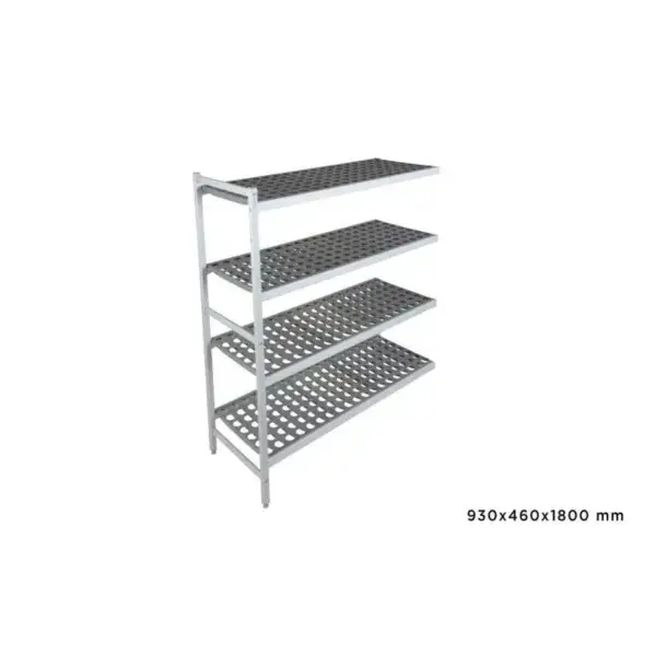 Aanbouwrek fermostock 6611 - 930x460x1800mm - 4 niveaus Finale Uitverkoop