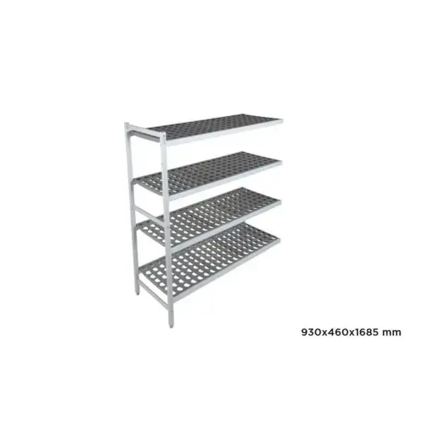 Tijdelijk Beschikbaar Aanbouwrek fermostock 6611 - 930x460x1685mm - 4 niveaus