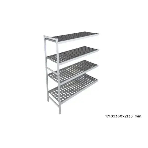 Fabrieksprijs Aanbouwrek fermostock 6611 - 1710x360x2135mm - 4 niveaus
