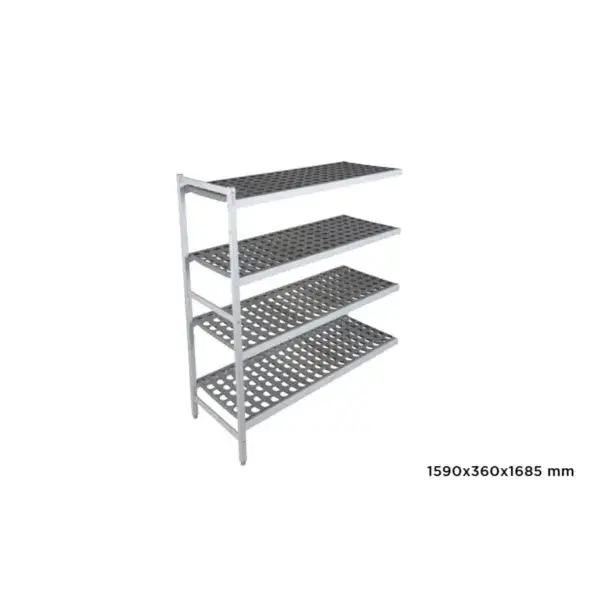 Aanbouwrek fermostock 6611 - 1590x360x1685mm - 4 niveaus Gratis Retour