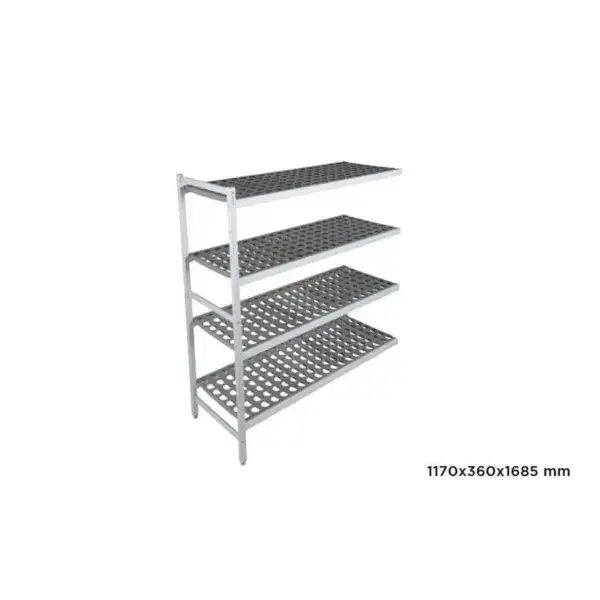 Favoriet Aanbouwrek fermostock 6611 - 1170x360x1685mm - 4 niveaus