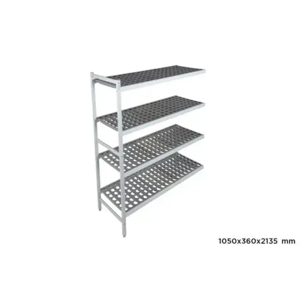 Aanbouwrek fermostock 6611 - 1050x360x2135mm - 4 niveaus Express Levering