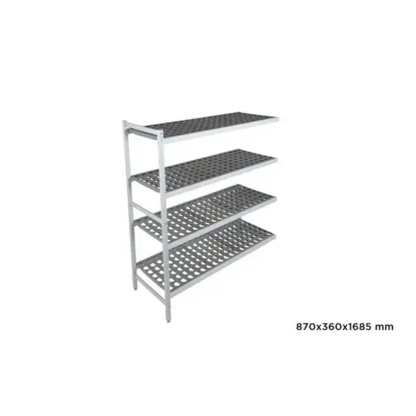 Speciale Aanbieding Aanbouwrek fermostock 6611 - 870x360x1685mm - 4 niveaus