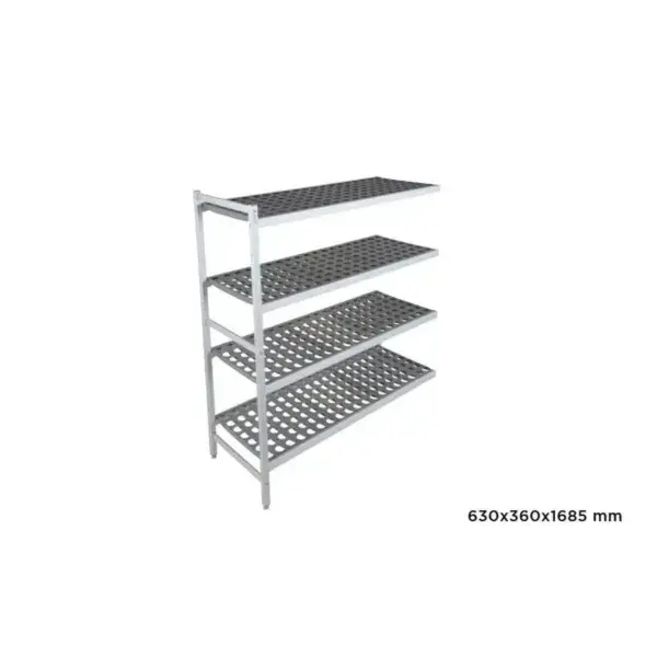 Rechtstreeks Van De Fabrikant Aanbouwrek fermostock 6611 - 630x360x1685mm - 4 niveaus