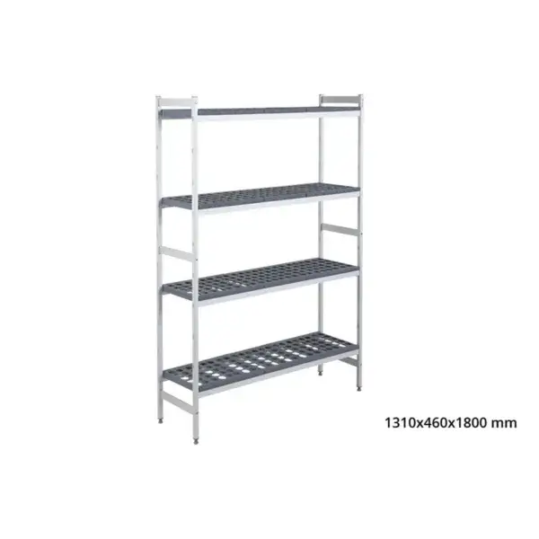 Basisrek 5711 - 1310x460x1800mm - 4 niveaus Express Levering