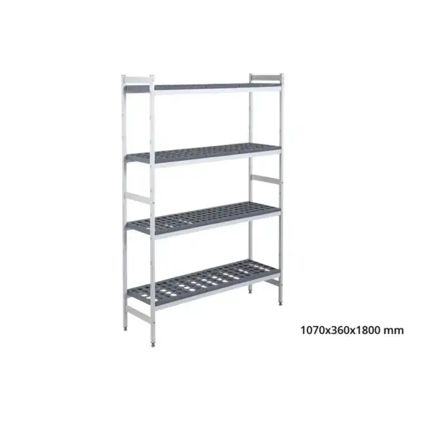 Basisrek 5711 - 1070x360x1800mm - 4 niveaus Fabrieksprijs