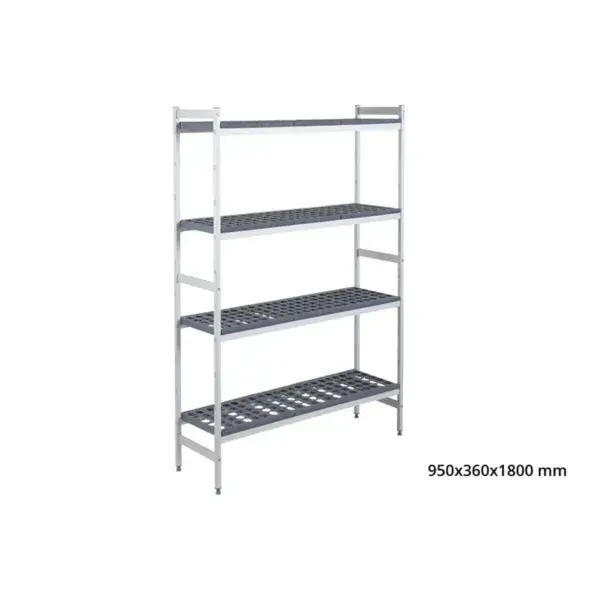 Op = Op Basisrek 5711 - 950x360x1800mm - 4 niveaus