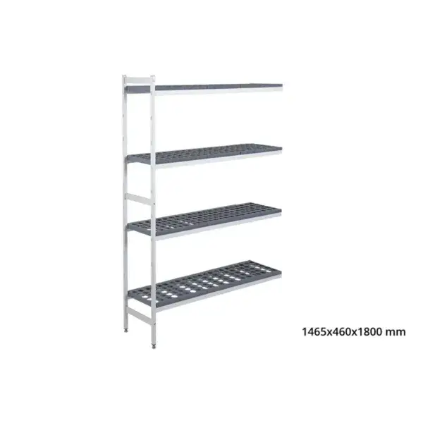 Goedkoop Linum aanbouwrek 5711 1465x460x1800 mm 4 niveaus