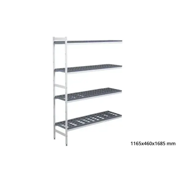Superprijs Aanbouwrek 5711 - 1165x460x1685mm - 4 niveaus