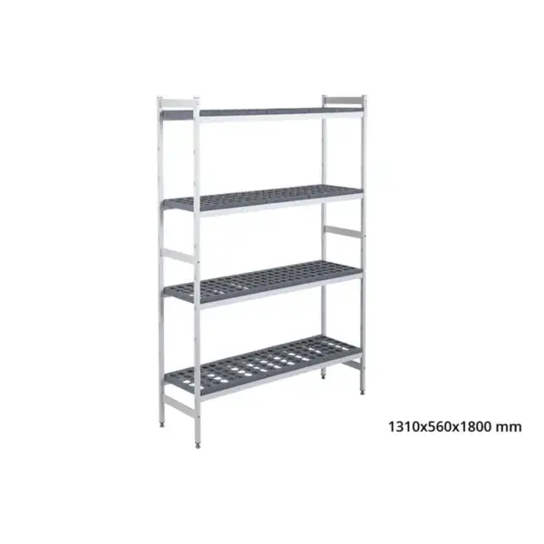 Goedkoop Basisrek 5711 - 1310x560x1800mm - 4 niveaus