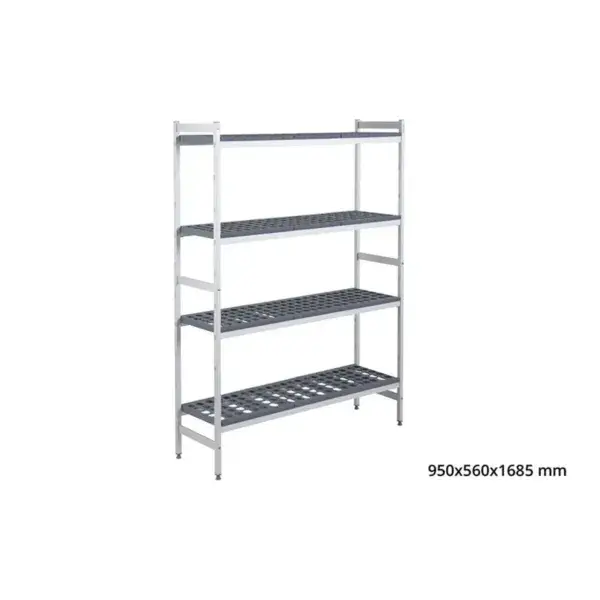 Nieuw Basisrek 5711 - 950x560x1685mm - 4 niveaus