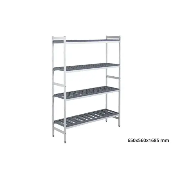 Basisrek 5711 - 650x560x1685mm - 4 niveaus Meest Verkocht