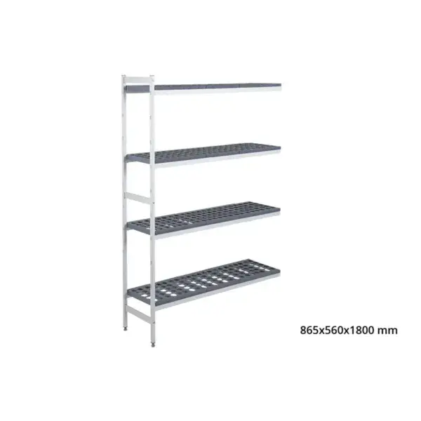 Aanbouwrek 5711 - 865x560x1800mm - 4 niveaus Nieuw
