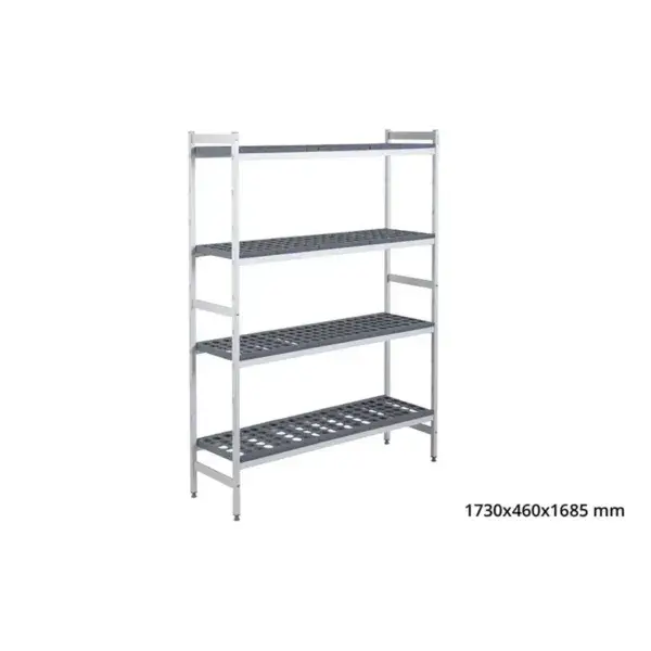 Basisrek 5711 - 1730x460x1685mm - 4 niveaus Shop Nu