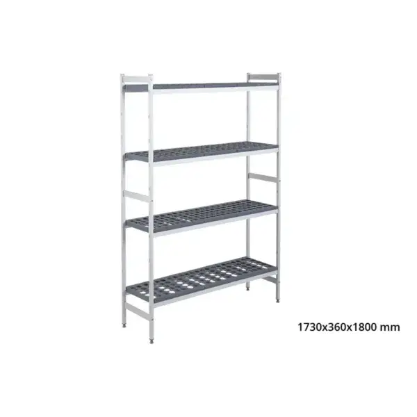 Express Levering Basisrek 5711 - 1730x360x1800mm - 4 niveaus