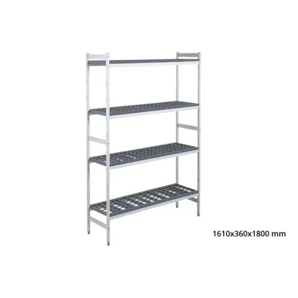 Basisrek 5711 - 1610x360x1800mm - 4 niveaus Koop Online