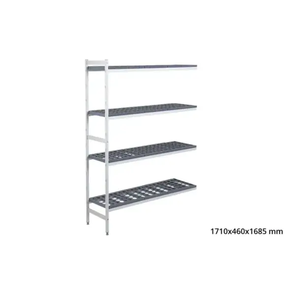 Aanbouwrek 5711 - 1710x460x1685mm - 4 niveaus Lage Prijs