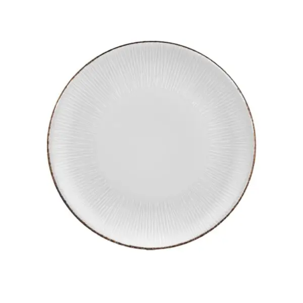 Bord grace zest 30 cm créme bruin Bestel Nu
