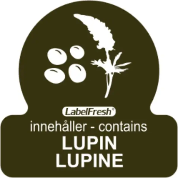 Gecertificeerd Codelabel lupine neutraal grijs 500 stuks