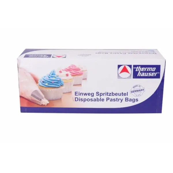 Weekendaanbieding Spuitzak neutraal 46 cm blauw 100 stuks