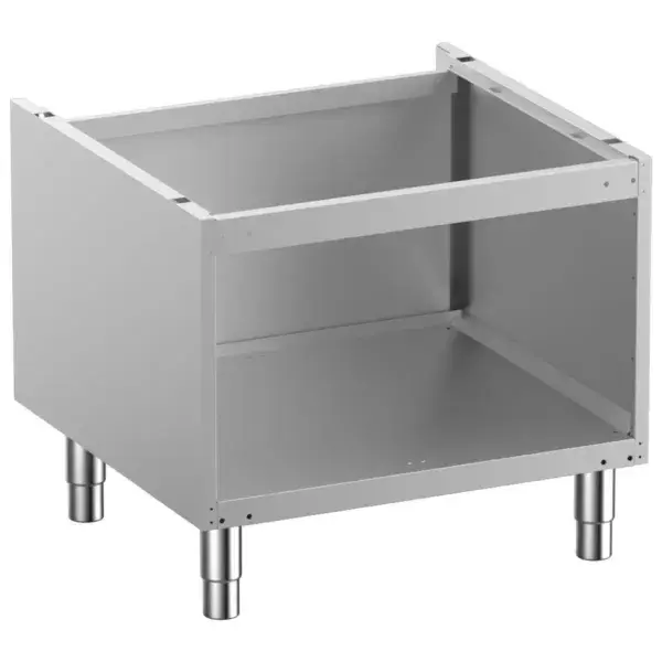 Dagaanbieding Diamond Roestvrijstalen Open Onderstel 700x655x600 mm met Deuren Modulair OPTIMA 700