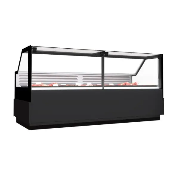 Exclusieve Aanbieding Combisteel koelvitrine plaatkoeling Rick 4.0 3820x1095x1200 mm 1487 L zwart horeca