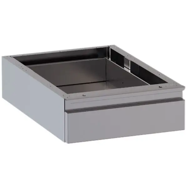 Favoriet Diamond R.V.S. bloktafel met 1 lade GN 400x580x130 mm telescopisch